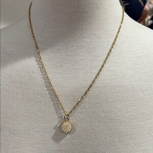 Fashion Faux Druzy Gold Pendant Necklace
